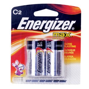 12 Pza Pila alcalina Energizer® "C", 2 piezas Surtek