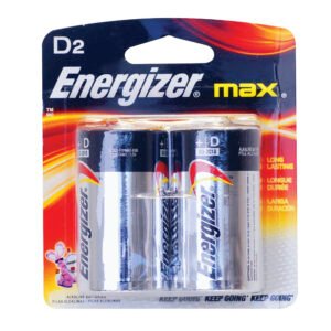 12 Pza Pila alcalina Energizer® "D", 2 piezas Surtek