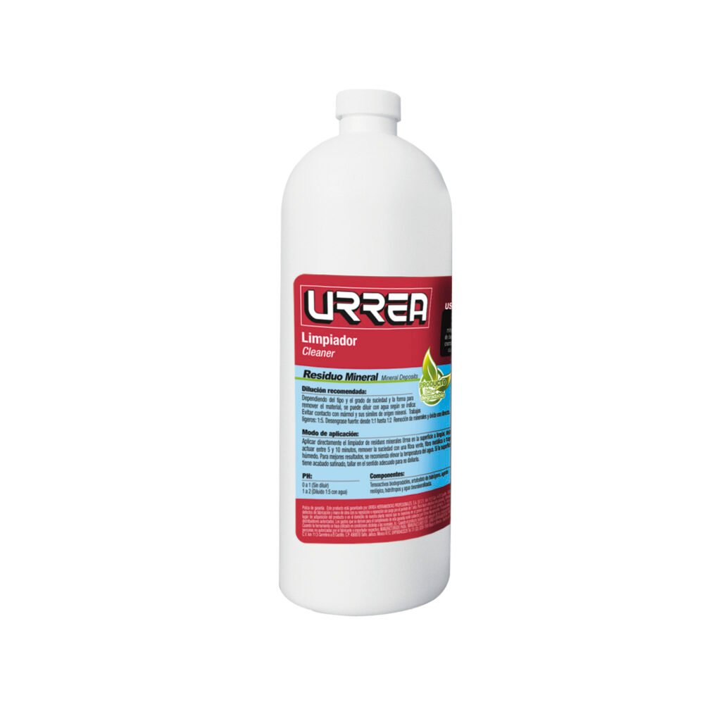 12 Pza Limpiador de residuos minerales 960 ml Urrea