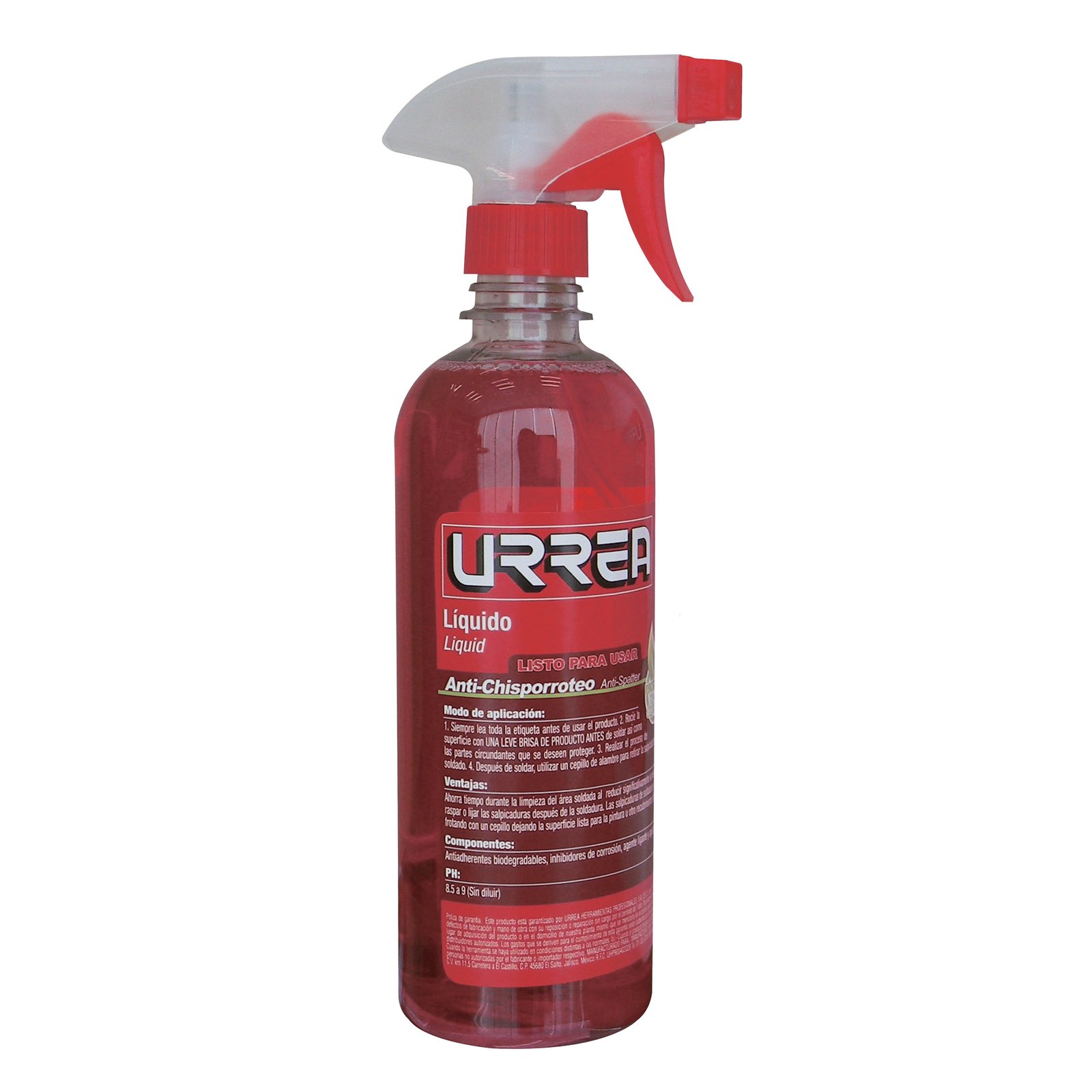 16 Pza Líquido anti-chisporroteo 0.5 Lt Urrea
