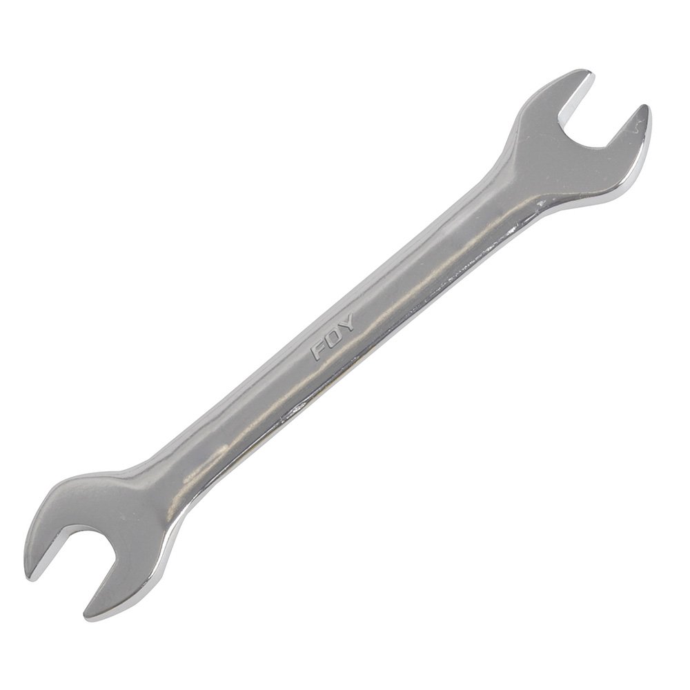 12 Pza Llave española pulido espejo en pulgadas, 9/16" x 5/8" Foy