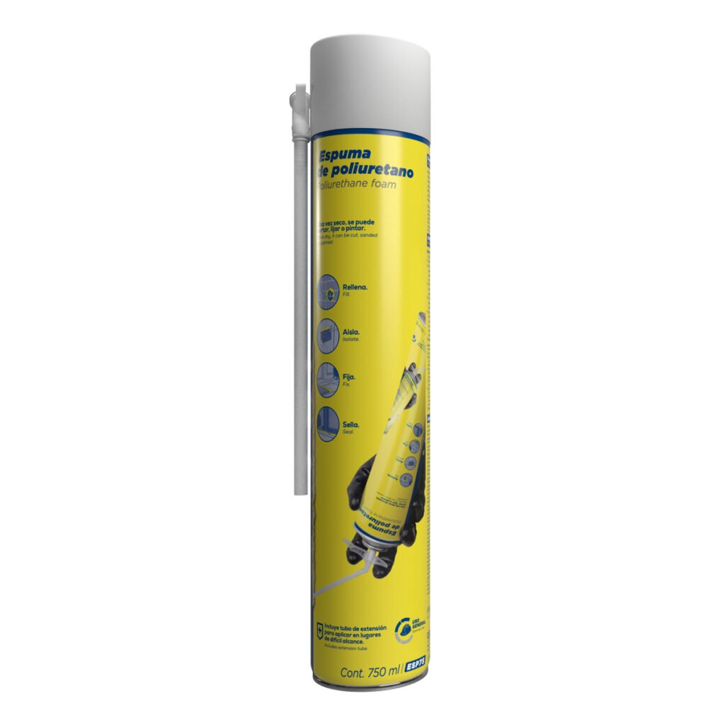 12 Pza Espuma de poliuretano 750 ml Foy
