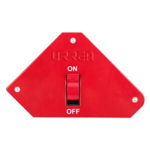 Esquina magnética para soldar multiangular con switch 3-3/8", 30 lb Urrea