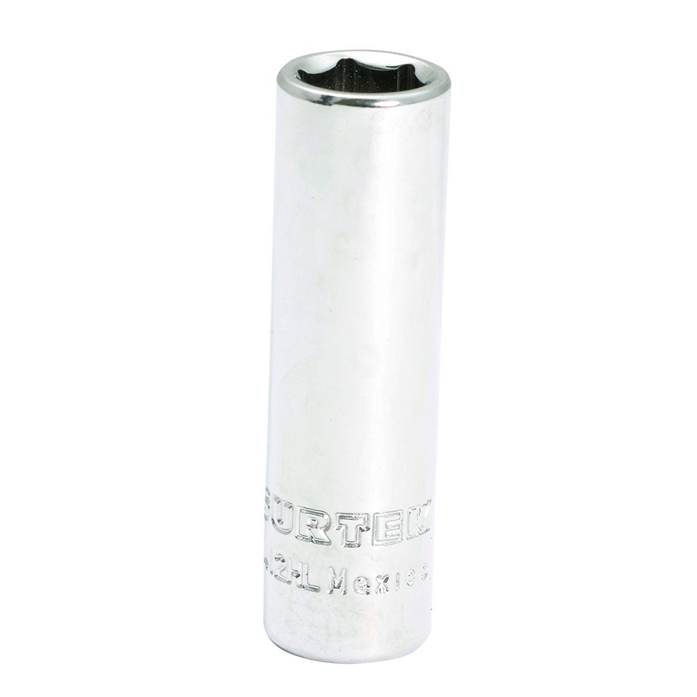6 Pza Dado largo cuadro de 1/4", 6 puntas, en pulgadas, 3/16" Surtek