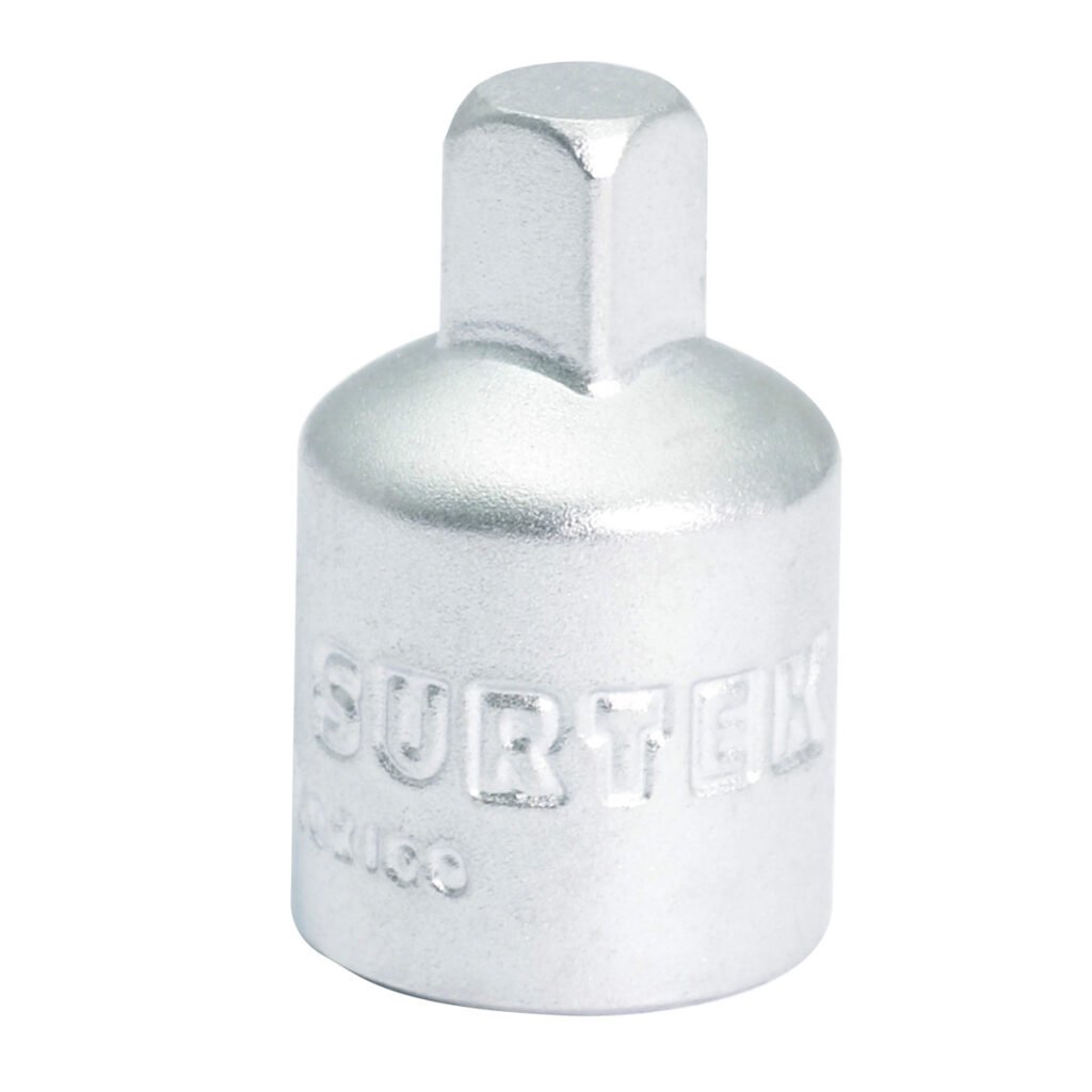 6 Pza Adaptador para dado cuadro de 1/4" hembra a 3/8" macho Surtek