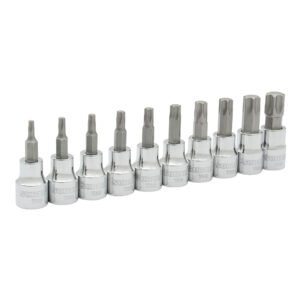 Juego de dados con punta torx cuadro de 3/8", 10 piezas Surtek