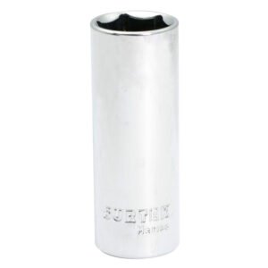 6 Pza Dado largo cuadro de 3/8", 6 puntas, en pulgadas, 11/16" Surtek