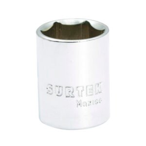 6 Pza Dado cuadro de 3/8", 6 puntas, en pulgadas, 15/16" Surtek
