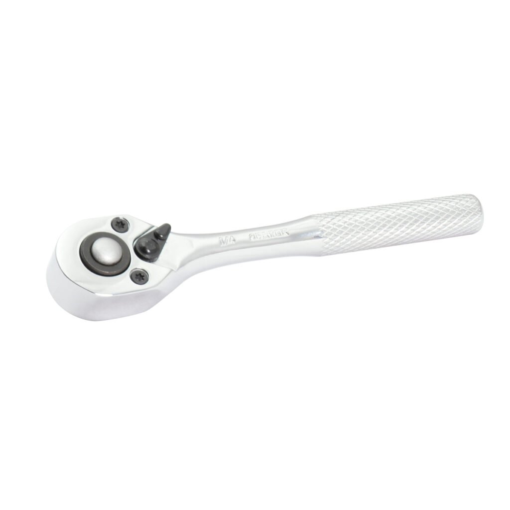 3 Pza Matraca reversible cromada, quick release, para dado cuadro de 3/8" Surtek