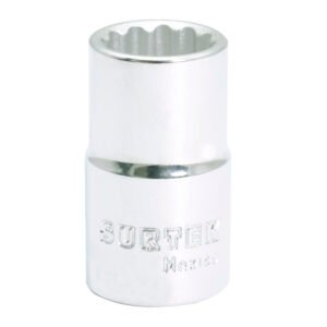 6 Pza Dado en pulgadas cuadro de 1/2", 12 puntas, 5/16" Surtek