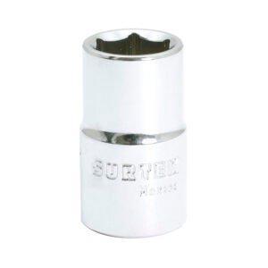 6 Pza Dado en pulgadas cuadro de 1/2", 6 puntas, 7/16" Surtek