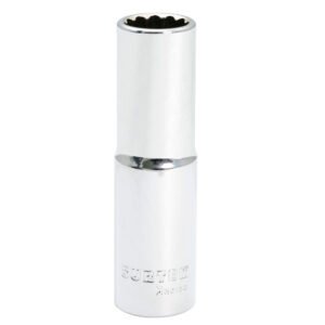 6 Pza Dado largo cuadro de 1/2", 12 puntas, en pulgadas, 5/8" Surtek