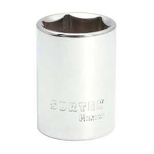 6 Pza Dado en pulgadas cuadro de 1/2", 6 puntas, 7/8" Surtek
