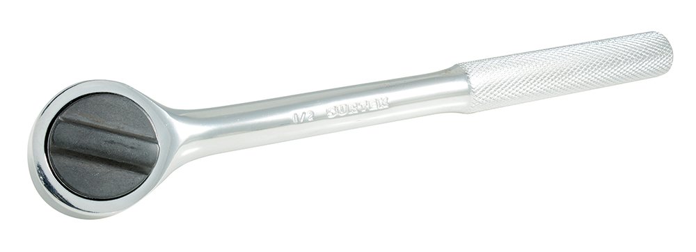 6 Pza Matraca reversible cabeza redonda, para dado cuadro de 1/2" Surtek