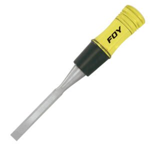 6 Pza Formón para madera con mango plástico 5/8" Foy