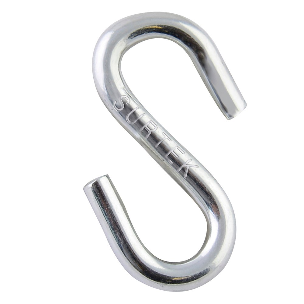 12 Pza Gancho "S" 1/4" Surtek