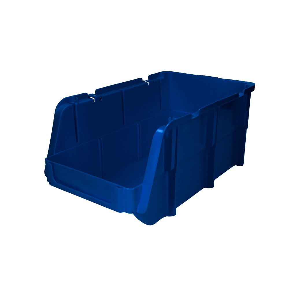 3 Pza Gaveta plástica pico de pato color azul 17" x 16" x 7" Surtek