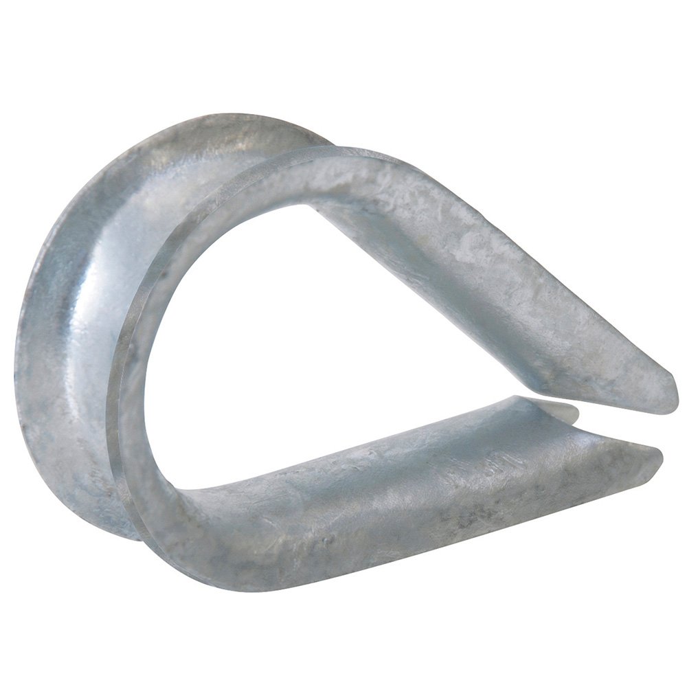 12 Pza Guardacabo para cable de acero 3/8" Surtek