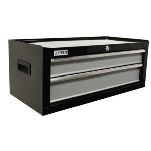 Gabinete intermedio 2 gavetas color negro serie H 27" Urrea