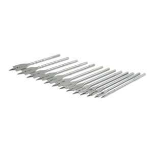 Juego de brocas para madera de acero al carbono tipo manita zanco hexagonal, 13 piezas Surtek