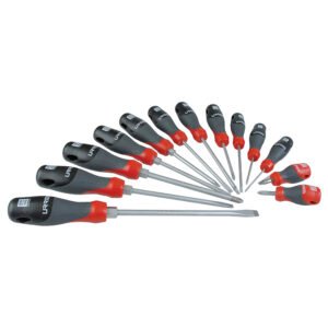 Juego de destornilladores con mango trimaterial combinados, 13 piezas en blister Urrea