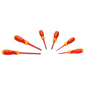Juego de destornilladores con mango bimaterial 1000 V combinados, 6 piezas Surtek