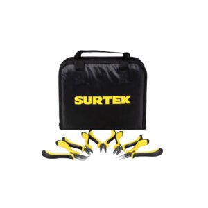 Juego combinado de herramientas para electricista 6 piezas, con estuche plástico Surtek