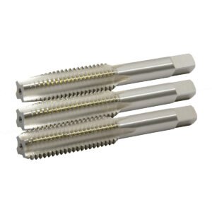 Juego de machuelos de acero de alta velocidad 1/8"-40NS, 3 piezas Urrea