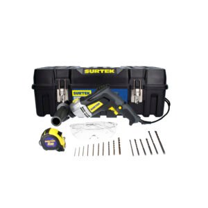 Juego combinado de herramienta con rotomartillo 1/2" 20 piezas, con caja plástica Surtek