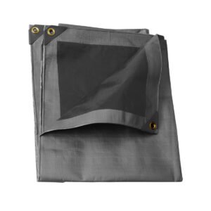 Lona de polietileno para uso rudo color gris, 12 x 17 m Urrea