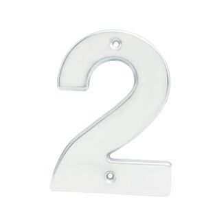 5 Pza Número 2 bold 4" níquel satinado Lock