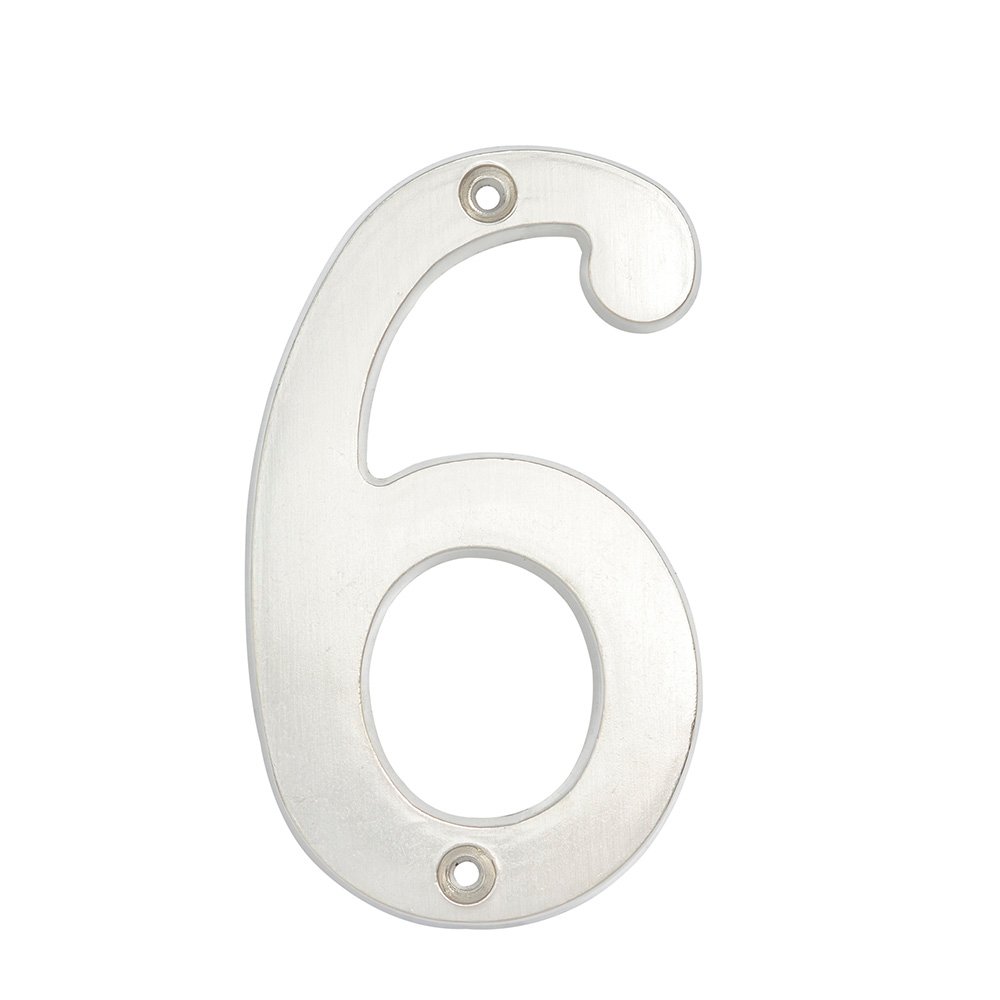 5 Pza Número 6 slim 4" níquel satinado Lock