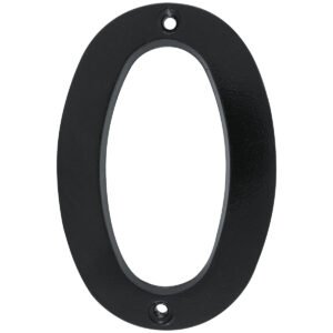 5 Pza Número 0 slim 4" negro Lock