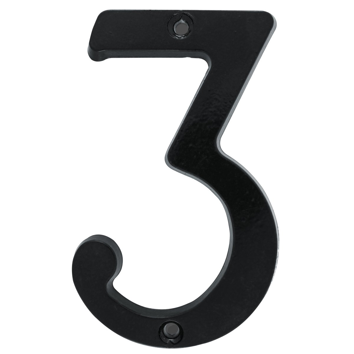 5 Pza Número 3 slim 4" negro Lock