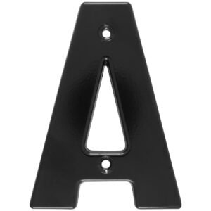 5 Pza Letra A bold 4" negro Lock