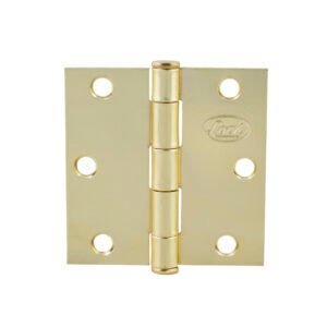 10 Pza Bisagra cuadrada perno suelto de acero latón brillante 3" x 3" Lock