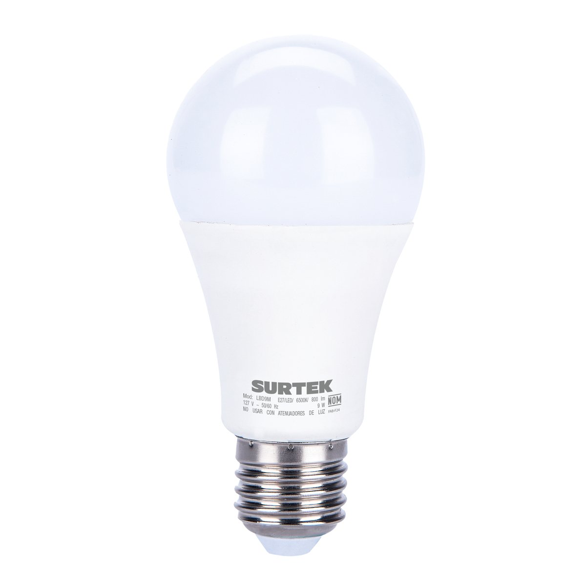Lámpara de LED tipo bulbo A19, 9 W luz de día con sensor de movimiento Surtek
