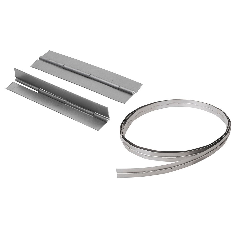 10 Pza Bisagra piano 1-1/2" x 1 m, natural, en caja Lock
