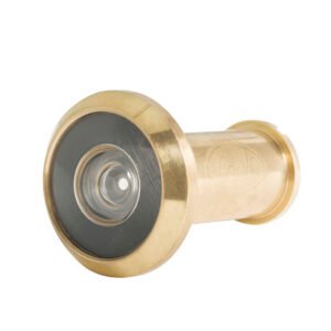 6 Pza Mirilla para puerta latón brillante Lock