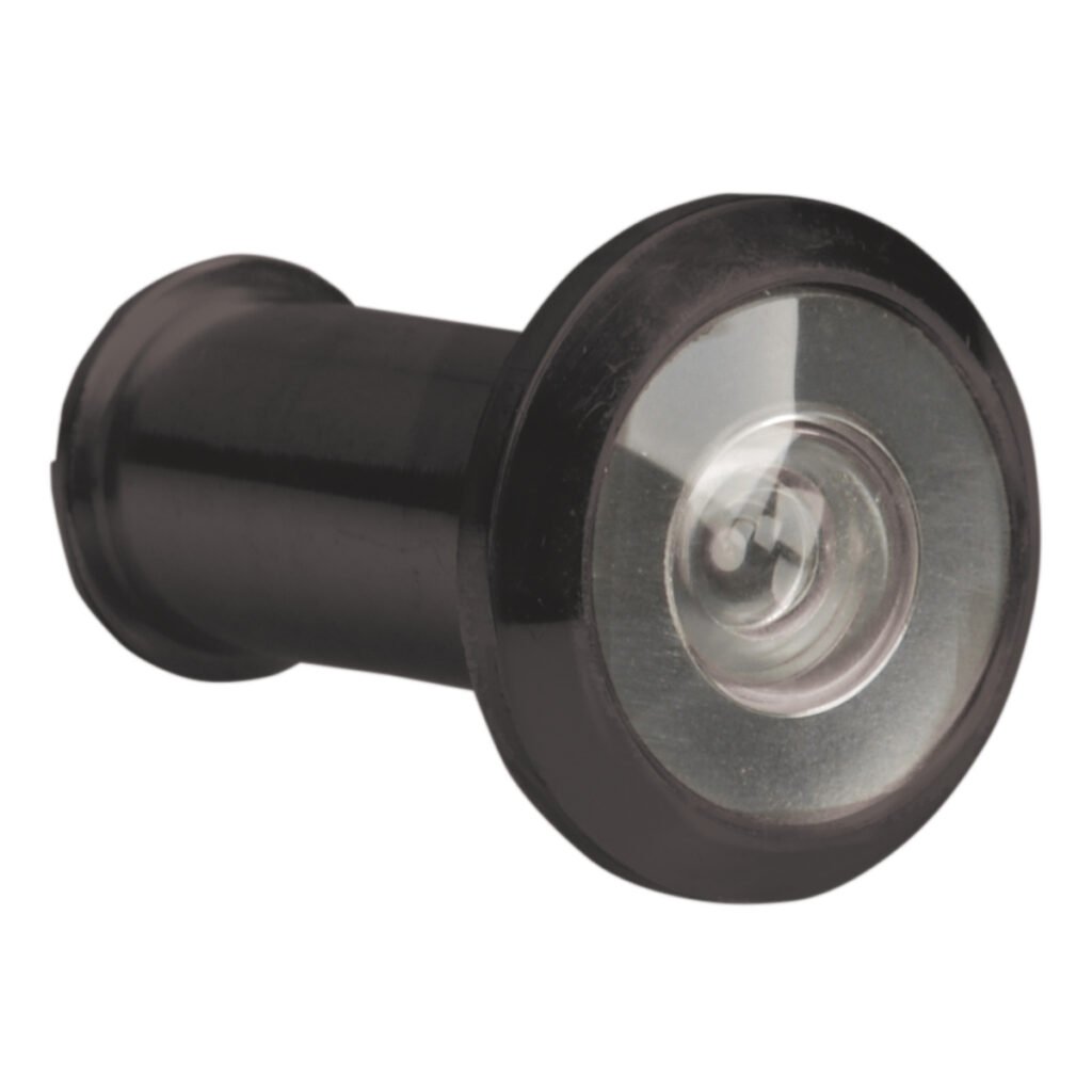 6 Pza Mirilla para puerta negro mate Lock