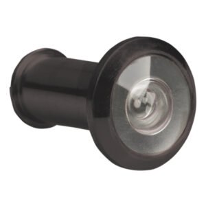6 Pza Mirilla para puerta negro mate Lock