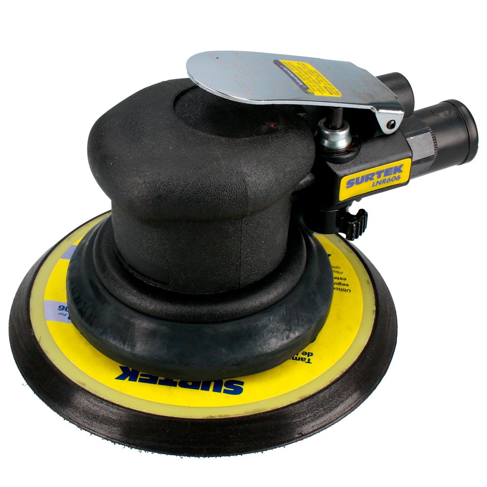 Lijadora neumática rotativa 6" 10,000RPM, eje de 3/16" Surtek