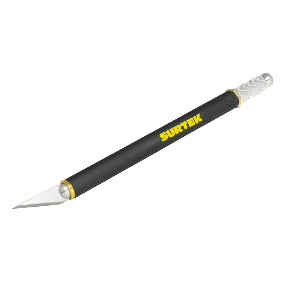 6 Pza Exacto de metal con recubrimiento grip de 6" Surtek