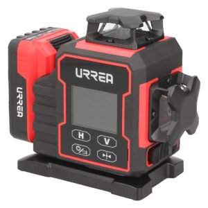 Nivel láser 12 líneas 360°, Pantalla LCD, alcance máximo 50 m Urrea