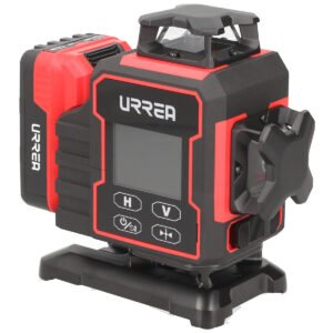 Nivel láser 16 líneas 360°, Pantalla LCD, alcance máximo 50 m Urrea