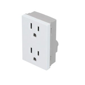 20 Pza Contacto dúplex 1/1, línea Premium, color blanco Surtek