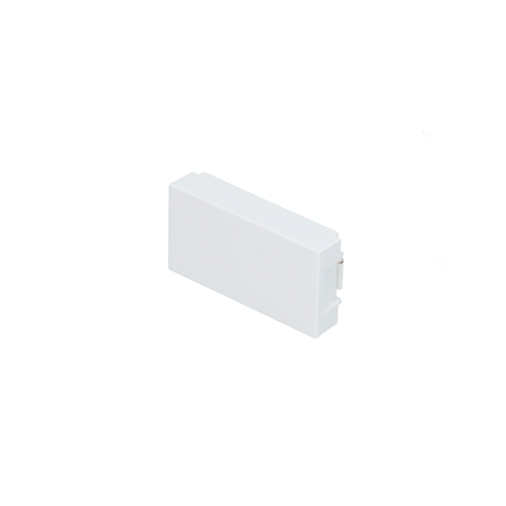 20 Pza Módulo ciego 1/3, línea Premium, color blanco Surtek