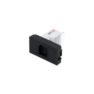 20 Pza Toma para teléfono 1/3, línea Premium, color negro Surtek