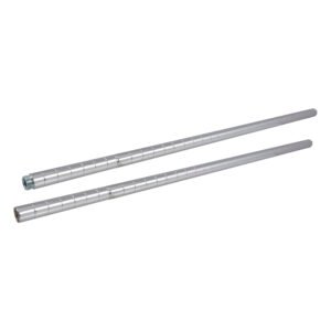 2 Pza Poste de alambre para anaquel 63" Urrea