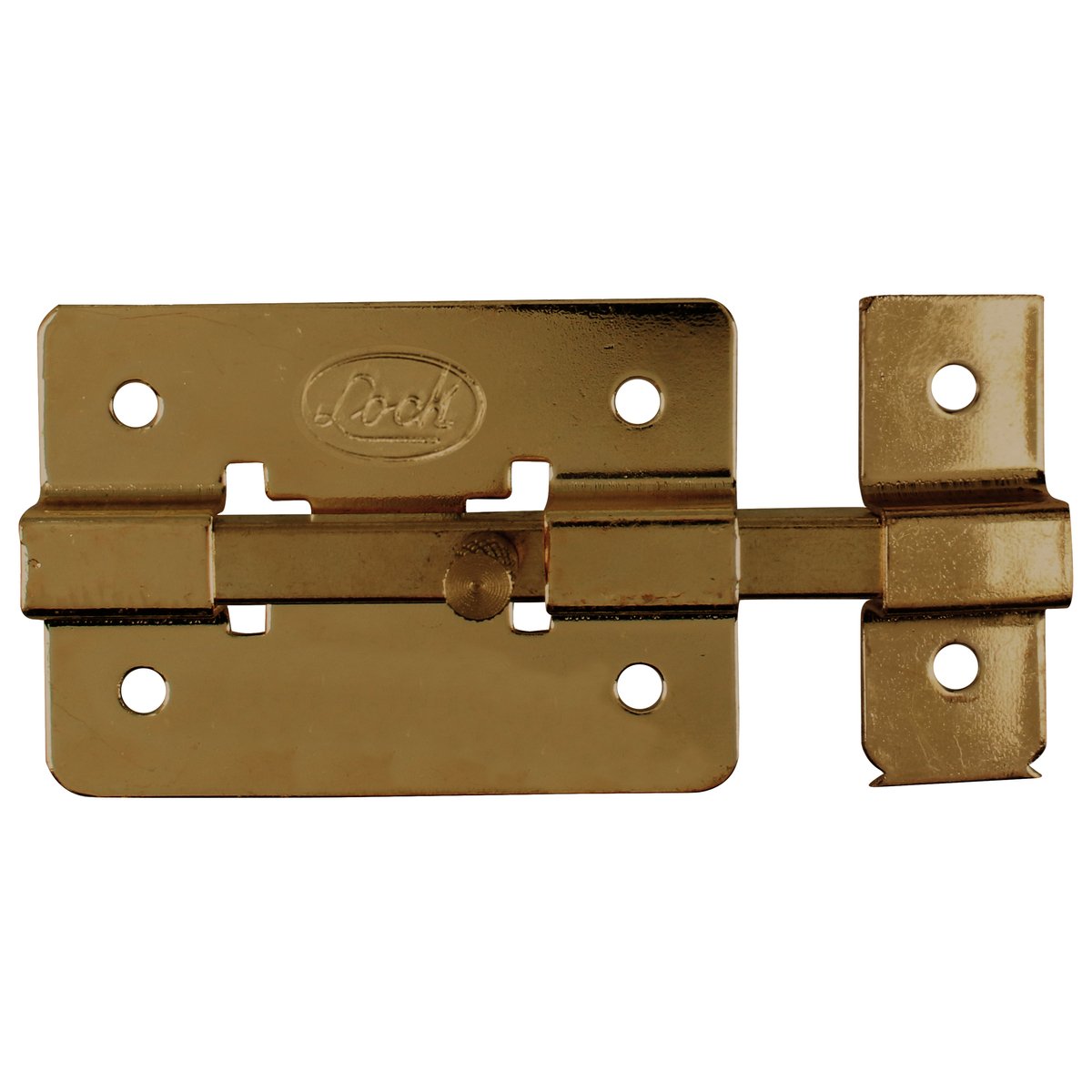 Pasador de sobreponer de barra latón antiguo 8 cm Lock